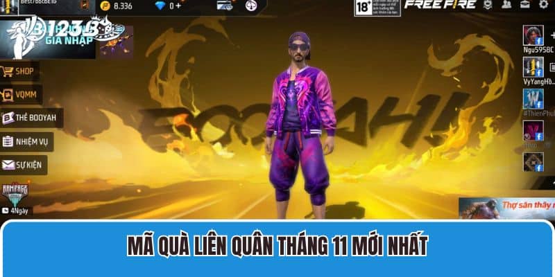 Nhanh Tay Thu Thập Gift Code Free Fire Miễn Phí Tại 123B 3 Mã quà Liên Quân tháng 11 mới nhất